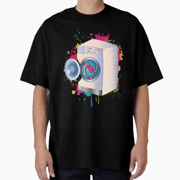 Item preview, Graffiti style washing machine with colored laundry designed and sold by Kisho.