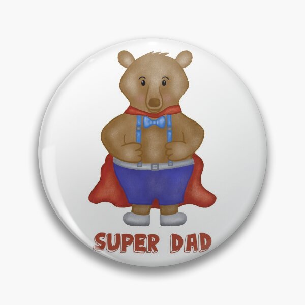 Item preview, Super dad cute bear designed and sold by Juliana  Costa.