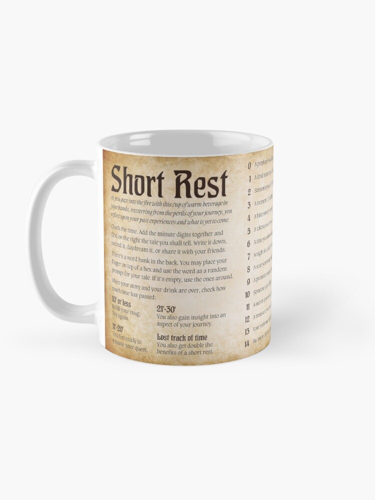 Alternate view of Short Rest Coffee Mug