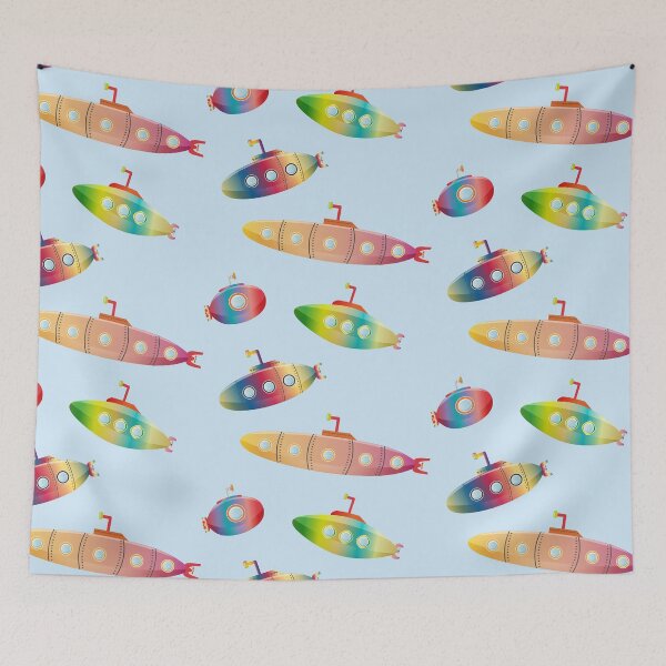 Item preview, four enchanting colorful submarines with portholes designed and sold by Kisho.