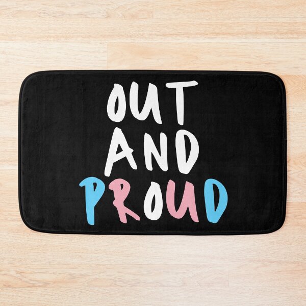 Item preview, Out And Proud - Transgender Gay Pride Flag - LGBTQ - Coming Out designed and sold by RosiesSticks.