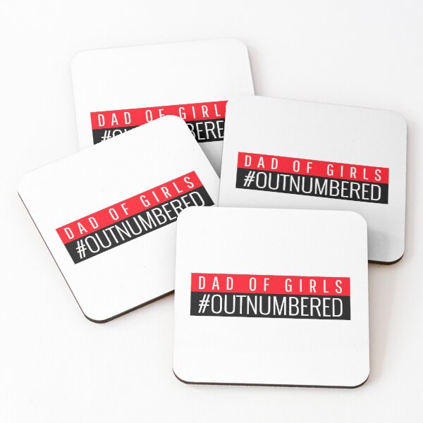 Item preview, Funny gift for father´s day "Dad of Girls Outnumbered" designed and sold by TamGustam.
