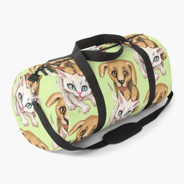 Item preview, cat and dog designed and sold by RukkiZukkiArt.