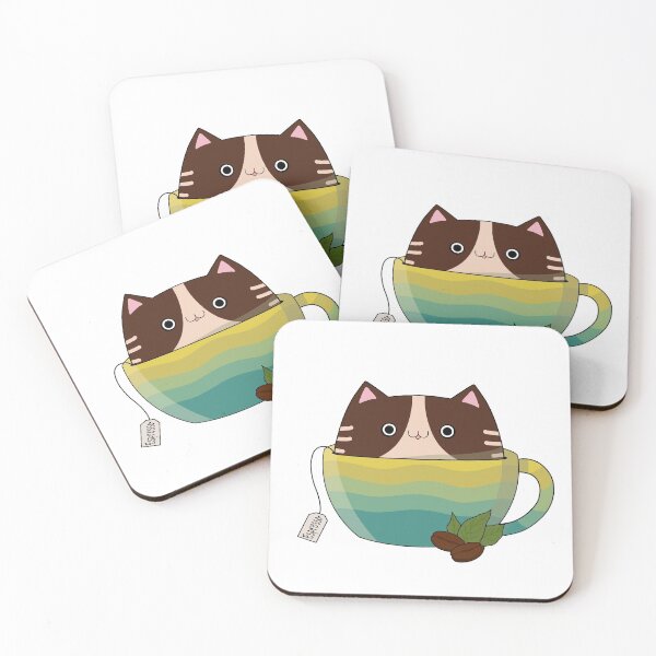 Item preview, Coffee Cat Espresso designed and sold by Stickyourselfon.