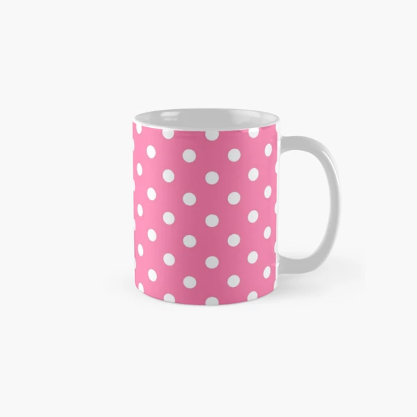 Simple modern black white hand painted stripes dots pattern Coffee Mug by  Pink Water