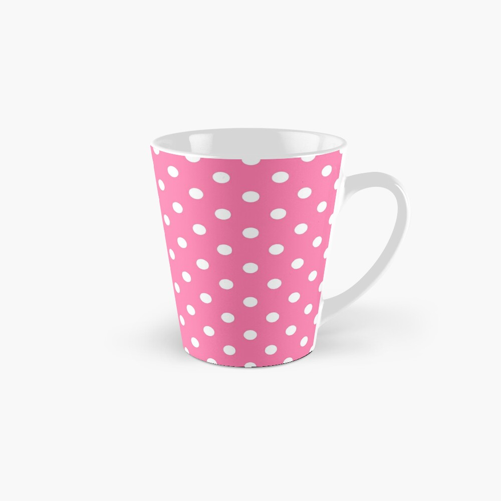 Simple modern black white hand painted stripes dots pattern Coffee Mug by  Pink Water