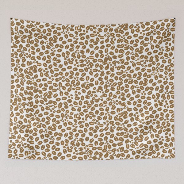 Item preview, PATTERN COFFEE LOVERS || BROWN AND COFFEE BEANS designed and sold by RominaMD.