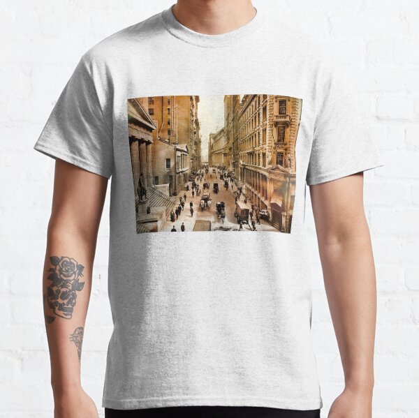 Wall Street New York City 1911 Clr Classic T-Shirt