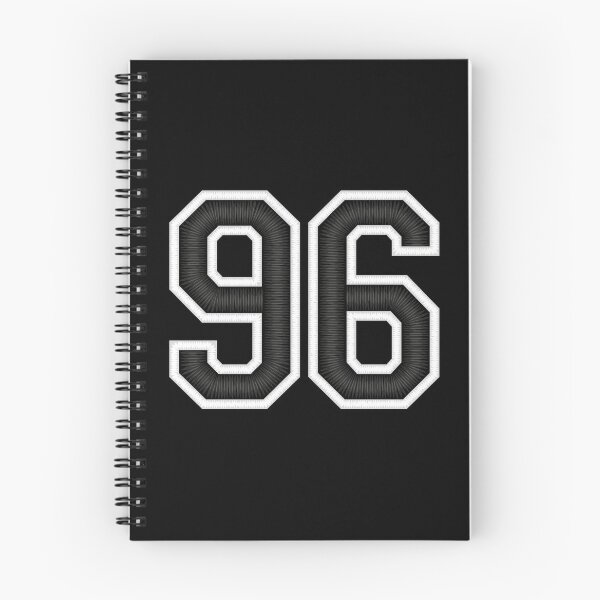 Item preview, 96 Black Jersey Sports Number ninety-six Football 96 designed and sold by elhefe.