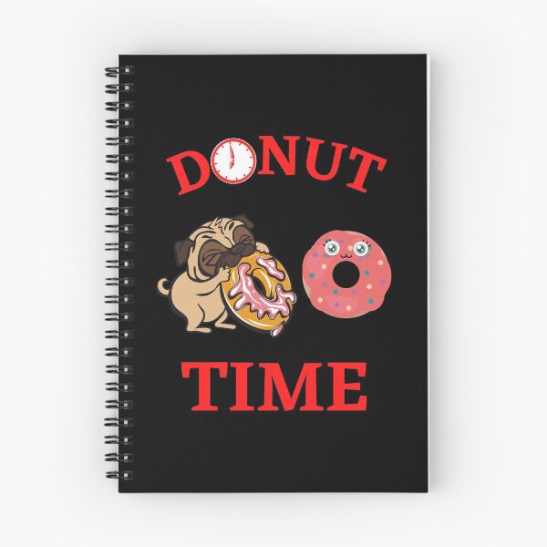Item preview, Donut Time Pug   designed and sold by WoodburyLake.