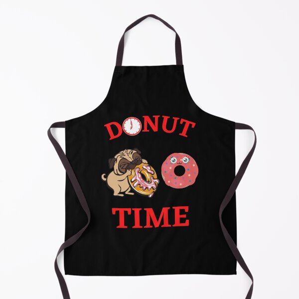 Item preview, Donut Time Pug designed and sold by WoodburyLake.