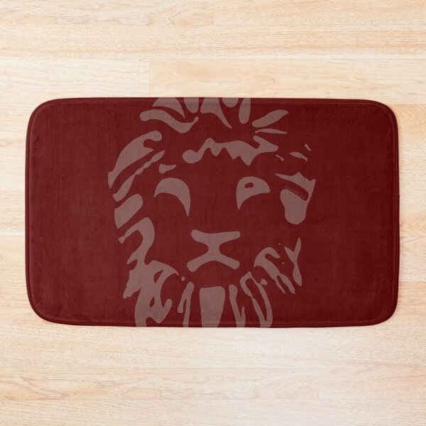 Item preview, Tribal African Maned Lion Illustration Mud Brown Safari Travel Savannah Desert designed and sold by Celosia Liv.