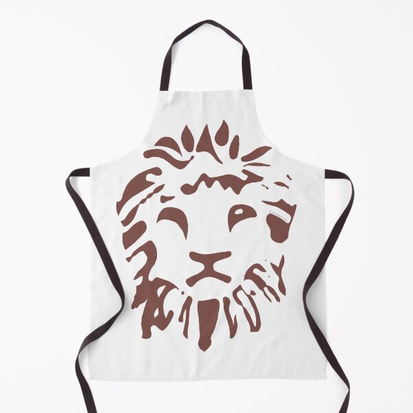 Item preview, Tribal African Maned Lion Illustration Mud Brown Safari Travel Savannah Desert designed and sold by Celosia Liv.