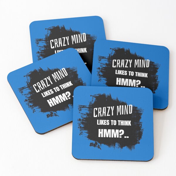 Item preview, CRAZY MIND LIKES TO THINK designed and sold by A-shell.