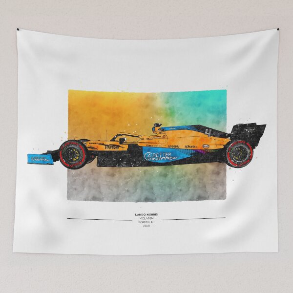 Item preview, Lando F1 2021 Car Art designed and sold by d25bev.