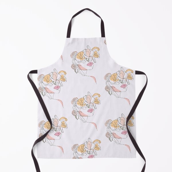 Item preview, Modern floral portrait designed and sold by HBainesPrints.