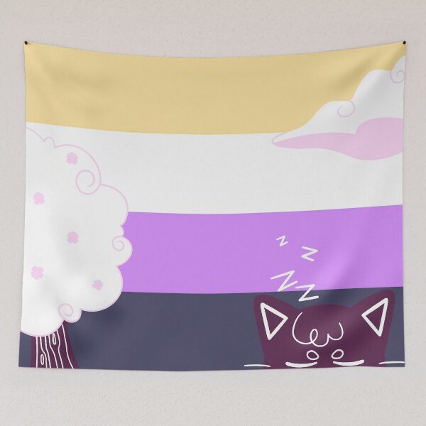Item preview, Lgbtqia+ Aesthetic Room Flags Kawaii Pastel Non Binary designed and sold by Epoxxalypz.