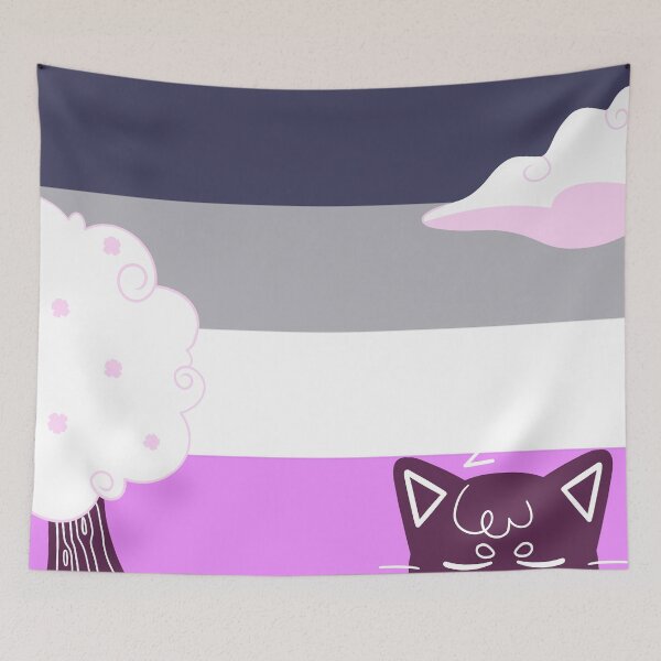 Item preview, Lgbtqia+ Aesthetic Room Flags Kawaii Pastel Asexual designed and sold by Epoxxalypz.