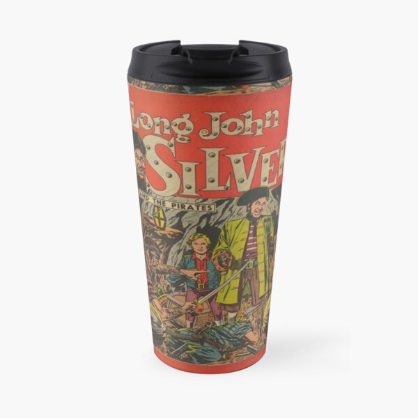 Long John Silver AND THE PIRATES COMIC POSTER Travel Coffee Mug
