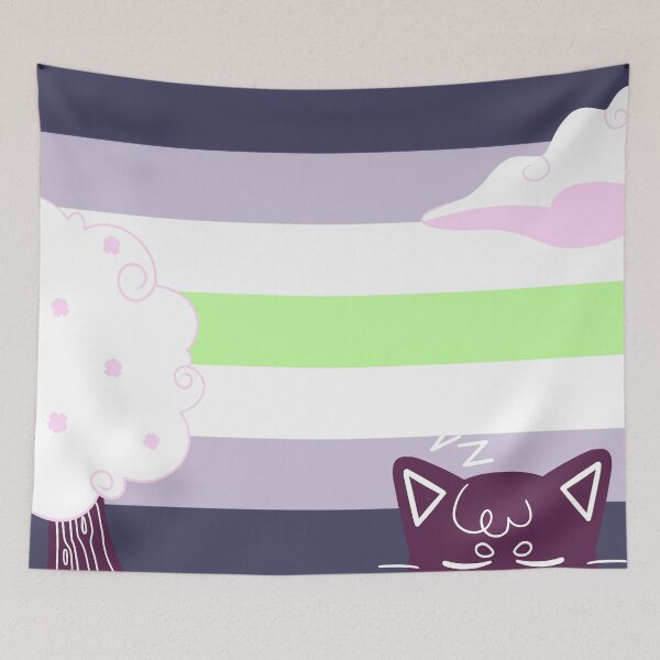 Item preview, Lgbtqia+ Aesthetic Room Flags Kawaii Pastel Agender designed and sold by Epoxxalypz.
