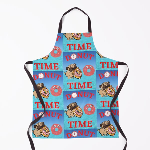 Item preview, Donut Time Pug designed and sold by WoodburyLake.