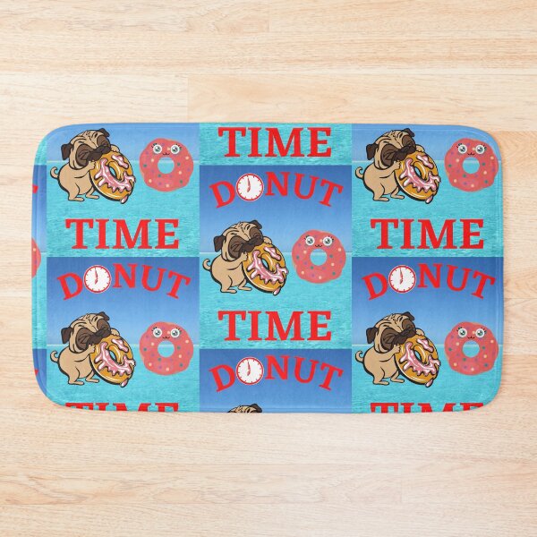 Item preview, Donut Time Pug   designed and sold by WoodburyLake.