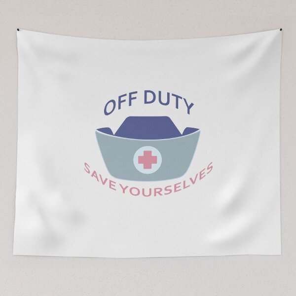 Item preview, Off Duty Save Yourselves designed and sold by WorldWarArt.