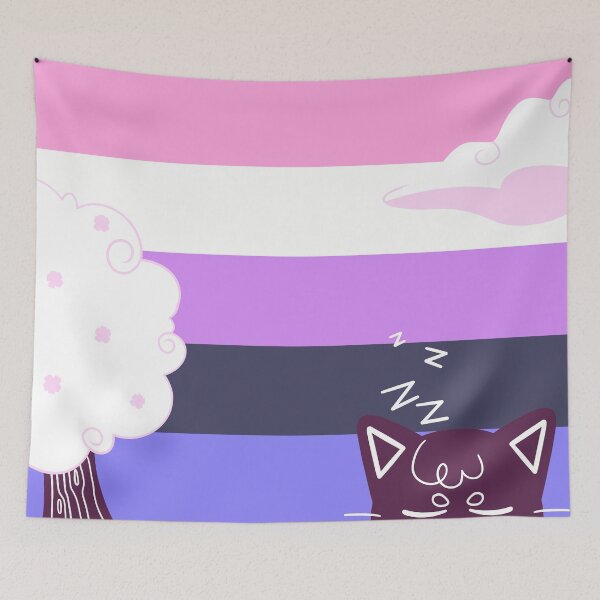 Item preview, Lgbtqia+ Aesthetic Room Flags Kawaii Pastel Genderfluid designed and sold by Epoxxalypz.