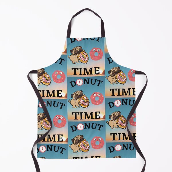 Item preview, Donut Time Pug designed and sold by WoodburyLake.