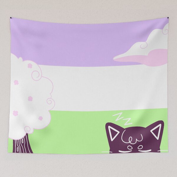 Item preview, Lgbtqia+ Aesthetic Room Flags Kawaii Pastel Genderqueer designed and sold by Epoxxalypz.