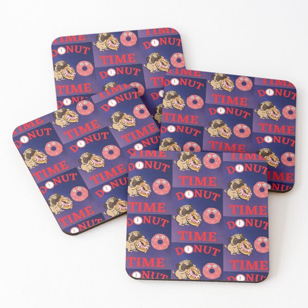 Item preview, Donut Time Pug   designed and sold by WoodburyLake.