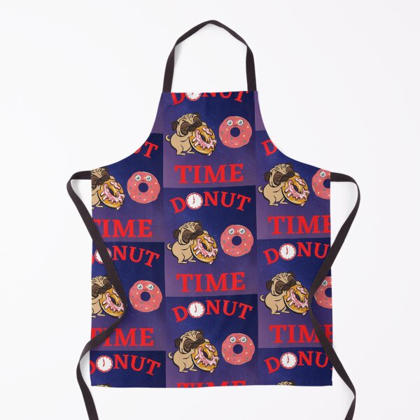 Item preview, Donut Time Pug designed and sold by WoodburyLake.