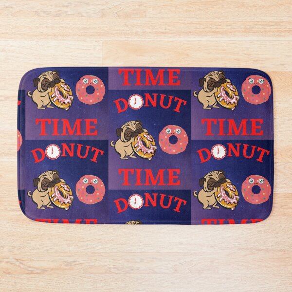 Item preview, Donut Time Pug   designed and sold by WoodburyLake.