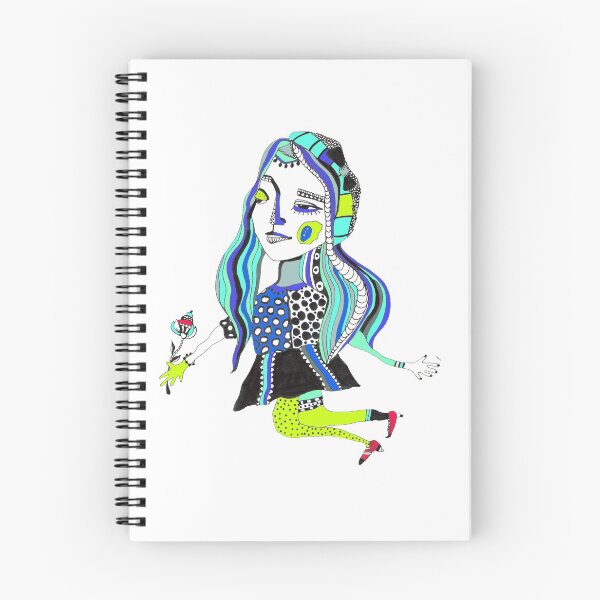 Aperçu de l'œuvre Fille turquoise créée et vendue par Ceyda Duruturk.