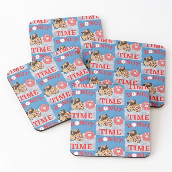 Item preview, Donut Time Pug   designed and sold by WoodburyLake.
