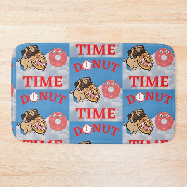 Item preview, Donut Time Pug   designed and sold by WoodburyLake.