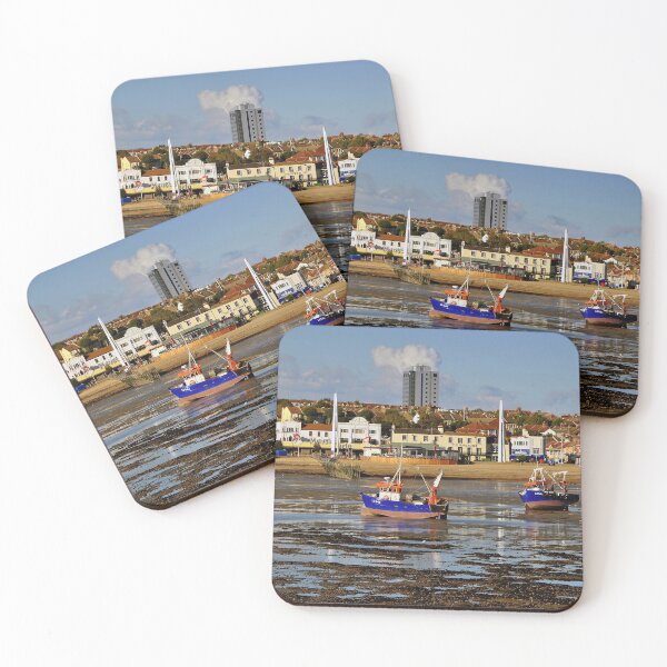 Item preview, Boats Southend on Sea Beach Essex England designed and sold by AndyEvansPhotos.