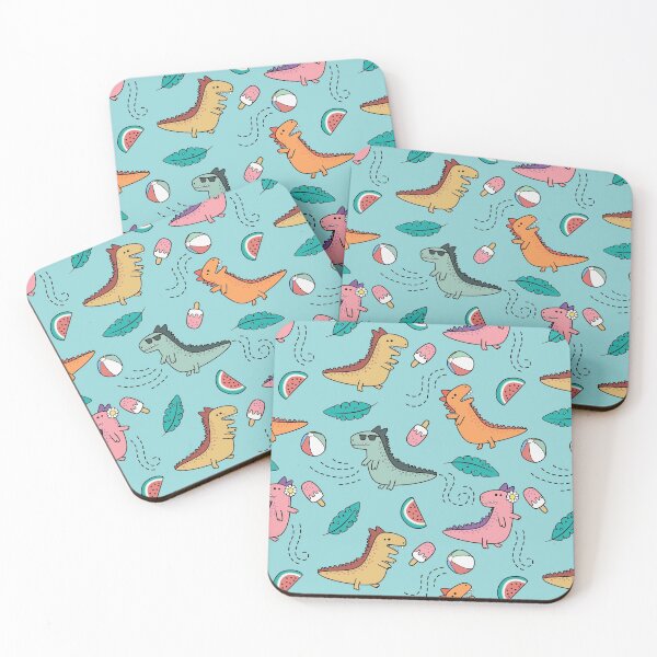 Item preview, T-Rex Summer Fun Green designed and sold by keeleypost.