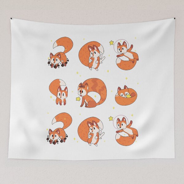 Item preview, Cute Furry Foxes designed and sold by VHusky.