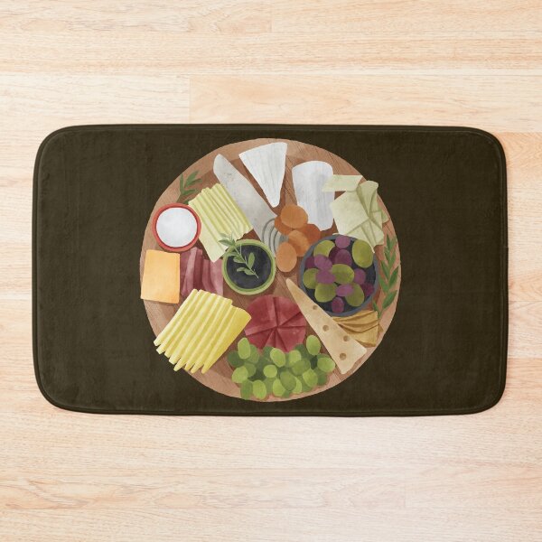 Item preview, Top View of a Round Cheese Board designed and sold by Alicia Chee.