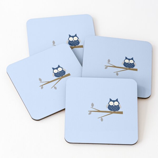 Item preview, Blue Owl sitting on a Branch designed and sold by cabgodfrey.
