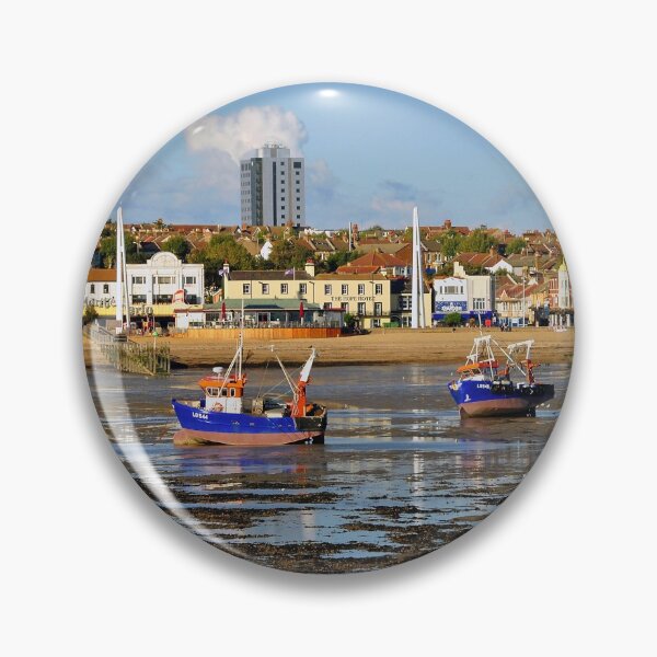 Item preview, Boats Southend on Sea Beach Essex England designed and sold by AndyEvansPhotos.