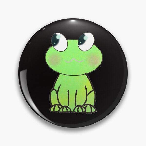 Item preview, The happy frog (single black design) designed and sold by OneDrawingGirl.