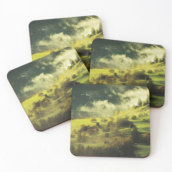 Item preview, Green Misty Mountainside designed and sold by BtheLight.