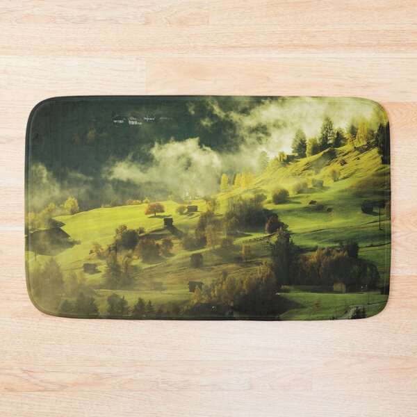 Item preview, Green Misty Mountainside designed and sold by BtheLight.