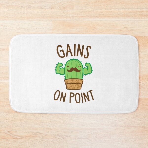 Item preview, Gains On Point (Cactus Pun) designed and sold by Brogress Project.