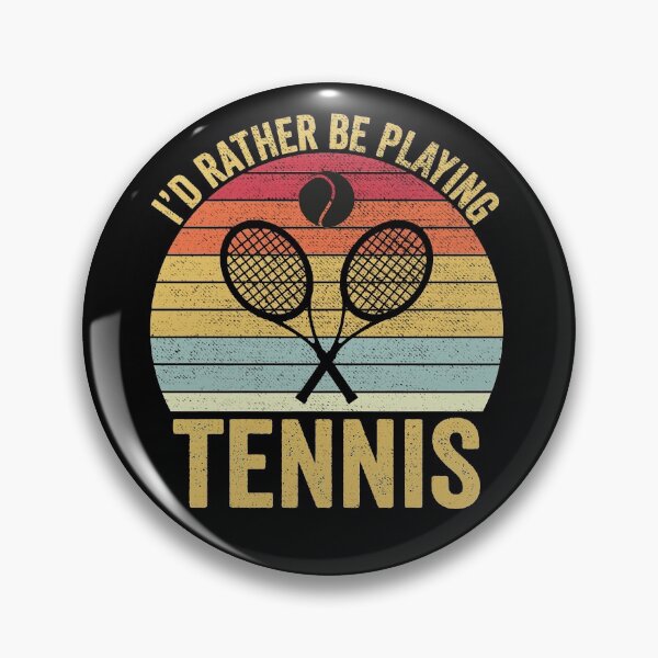 Item preview, Vintage Funny I'd Rather Be Playing Tennis Funny Sports Quoate  designed and sold by IFFOUR.