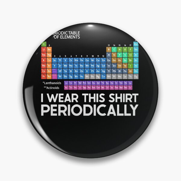 Item preview, I Wear This Shirt Periodically Funny Science designed and sold by IFFOUR.