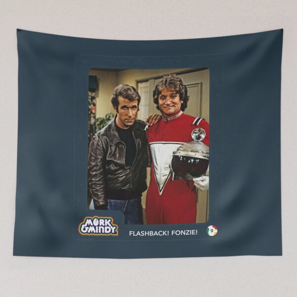 Item preview, Flashback! Fonzie! Collectable Card, Mork & Mindy designed and sold by GenettGbbot.
