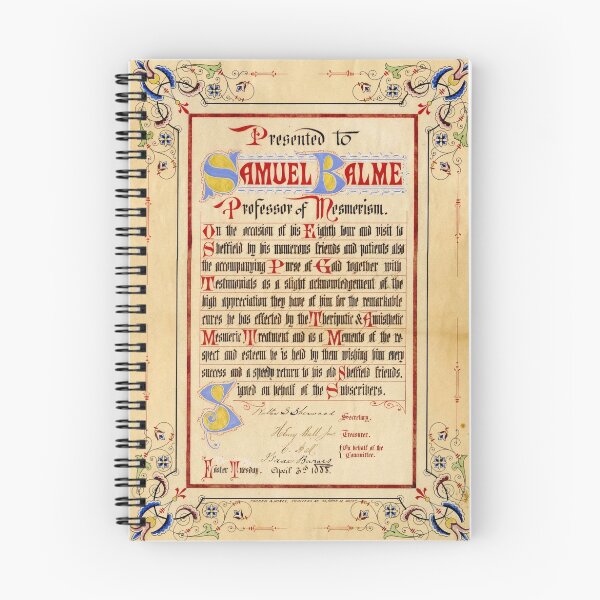 Item preview, Mesmerism certificate, 1888 designed and sold by sheffarchives.
